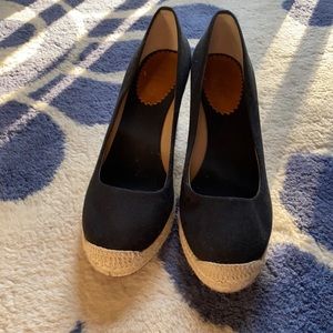 Jcrew Espadrille wedges size 8